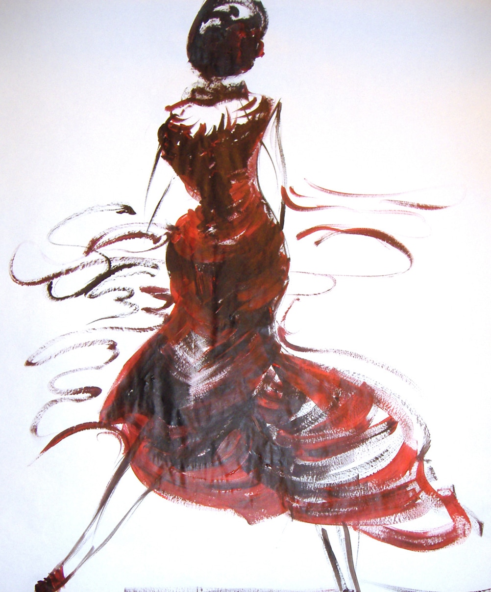 Acrylique sur papier